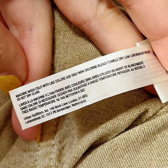 Anthropologie Daily Practice Evergreen Utility Cargo Pants Gold Size XS Relaxed - Picture 14 of 14